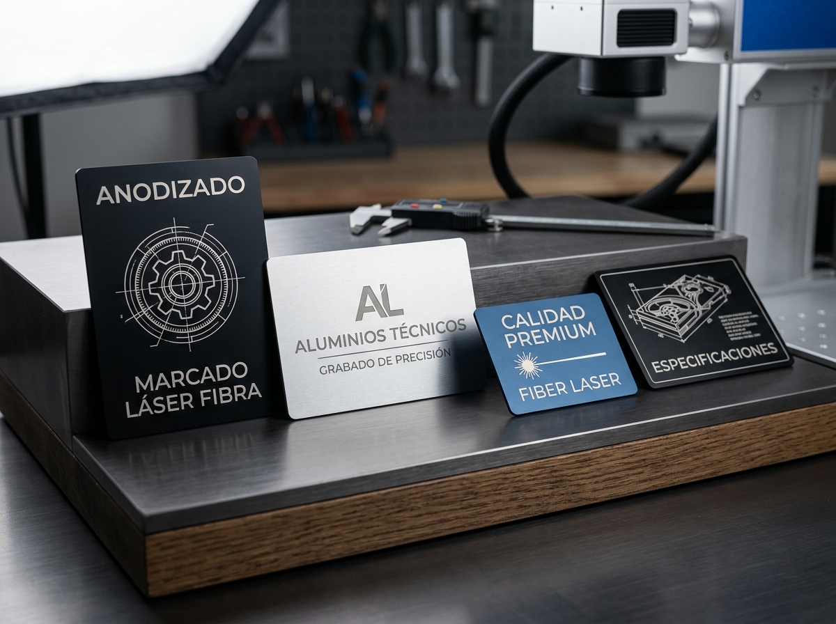 Alto contraste, ideal para placas, QR y señalética técnica.